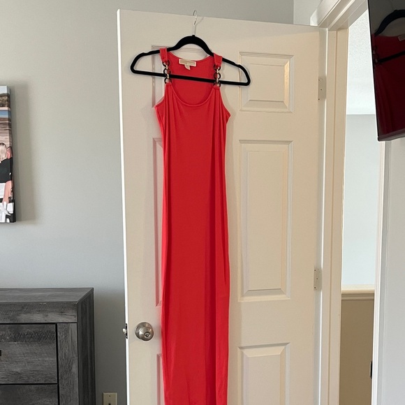 Michael Kors Dresses & Skirts - Michael Kors Vibrant Red Maxi Dress